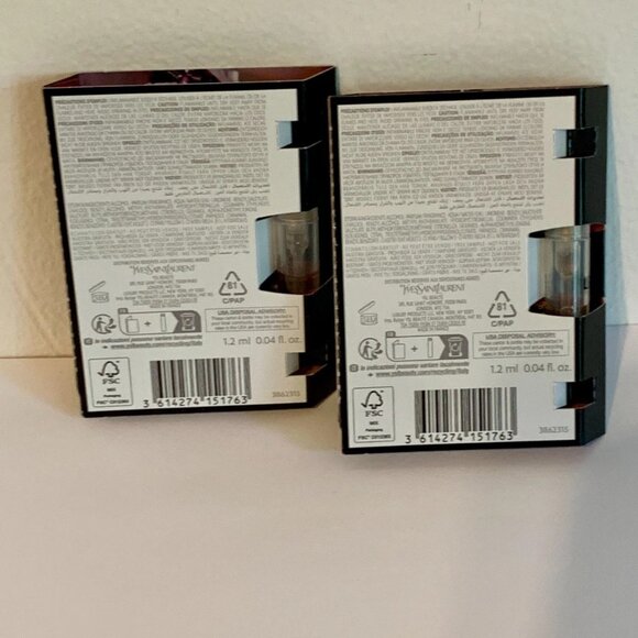 2X YSL Libre Flowers and Flames Eau de Parfum Florale 0.04 oz 1.2ml Sample BUNDL - Picture 4 of 4